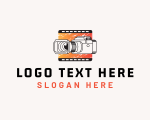Photgraphy - Camera Videography Film Production logo design
