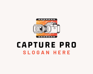 Camera Videography Film Production logo design