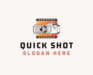 Shoot - Camera Videography Film Production logo design