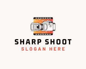 Shoot - Camera Videography Film Production logo design