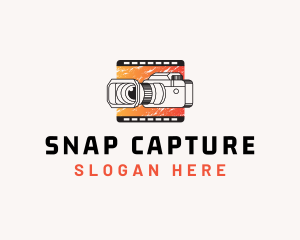 Capture - Camera Videography Film Production logo design