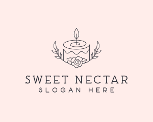 Cake Floral Dessert logo design