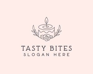 Wedding - Cake Floral Dessert logo design