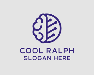 Brain Circuit Tech logo design