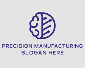 Manufacturing - Brain Circuit Tech logo design