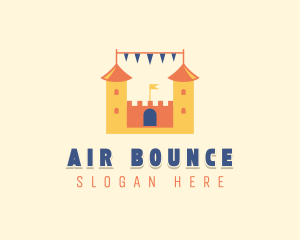 Castle Bounce Party logo design