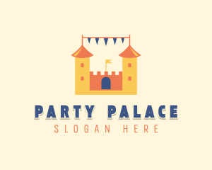 Castle Bounce Party logo design