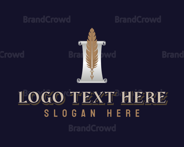 Paper Quill Scroll Logo