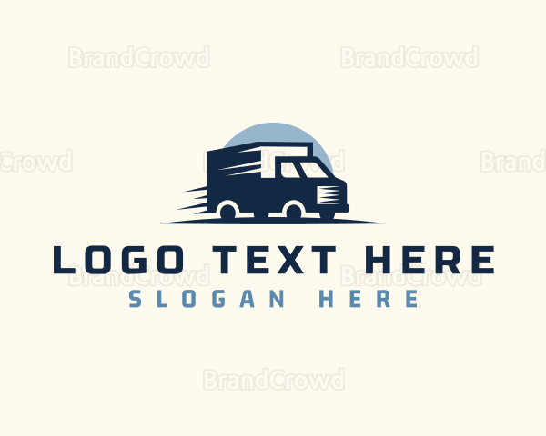 Transport Truck Delivery Logo