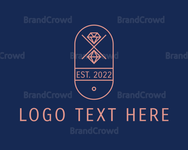 Jewelry Diamond Badge Logo