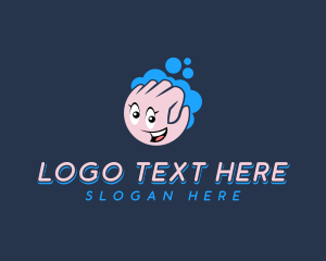 Fist - Fist Face Bubbles logo design