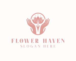 Lotus Flower Spa  logo design