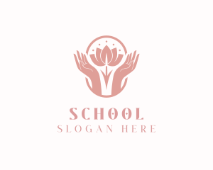 Yogi - Lotus Flower Spa logo design