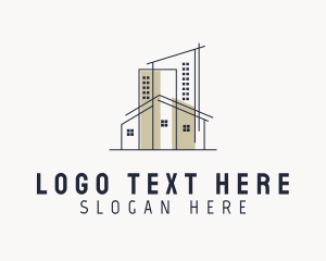 Building - Construction Building Tower logo design