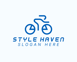 Cyclist Bicycle Race Logo