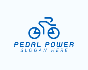 Cyclist Bicycle Race logo design