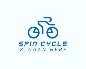 Cyclist Bicycle Race logo design