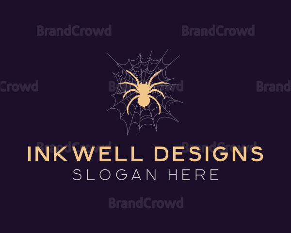 Tarantula Spider Web Logo