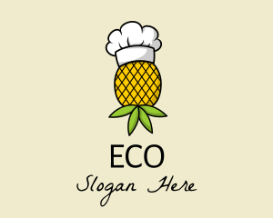 Toque - Pineapple Fruit Chef logo design