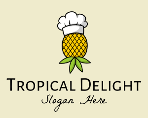 Pineapple - Pineapple Fruit Chef logo design