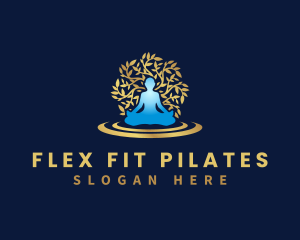 Pilates - Natural Zen Yoga logo design