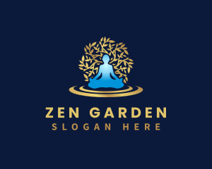 Natural Zen Yoga  logo design