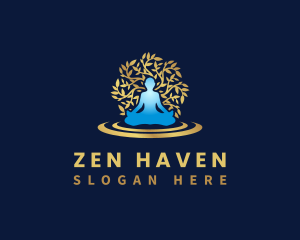 Natural Zen Yoga  logo design