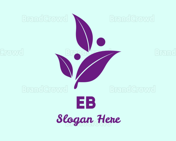 Simple Plant Leaves Logo