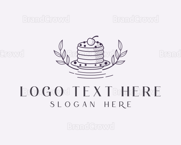 Sweet Pancake Dessert Logo