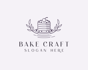 Sweet Breakfast Pancake logo design