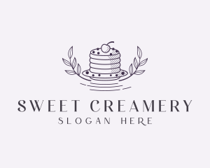 Sweet Breakfast Pancake logo design