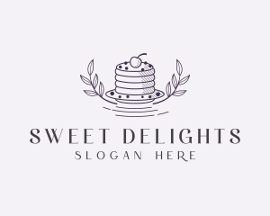 Sweet Breakfast Pancake logo design