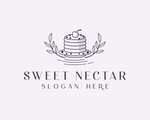 Sweet Breakfast Pancake logo design