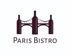 Wine Tour Bridge logo design