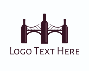 Catering - Wine Tour Bridge logo design