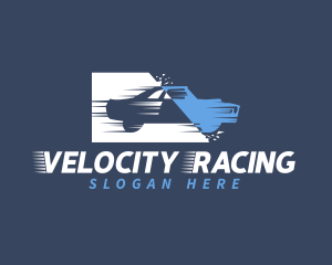 Fast Auto Car Racing  logo design