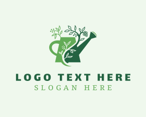 Maintenance - Garden Watering Can logo design