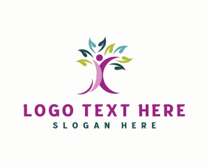 Human Tree Nature logo design