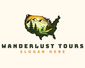 Outdoor Wild America logo design