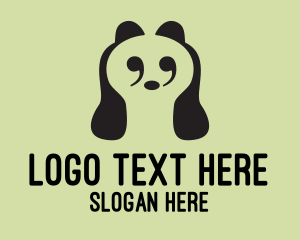Quote - Clever Quote Panda logo design