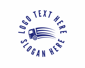 Transport - Express Truck Moving Company logo design