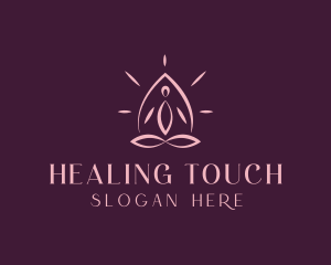 Yoga Meditation Spa logo design