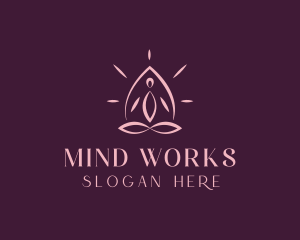 Yoga Meditation Spa logo design