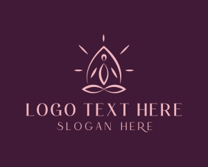 Healing - Yoga Meditation Spa logo design