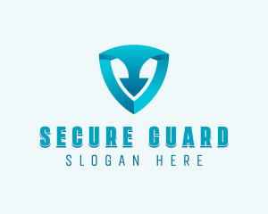 Firewall - Shield Arrow Security logo design