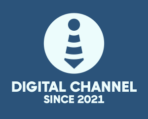 Channel - Wifi Signal Necktie logo design