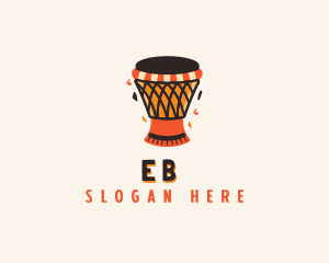 Musical African Drum  Logo