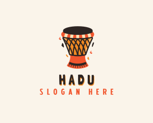 Musical African Drum  Logo