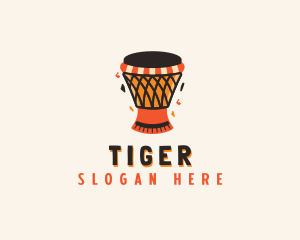 Musical African Drum  Logo