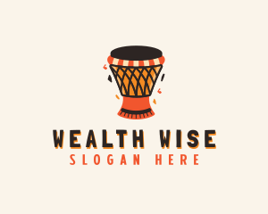 Musical African Drum  Logo